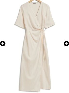 NWT Stockholm Atelier & Other Stories MIDI Wrap Dress 6